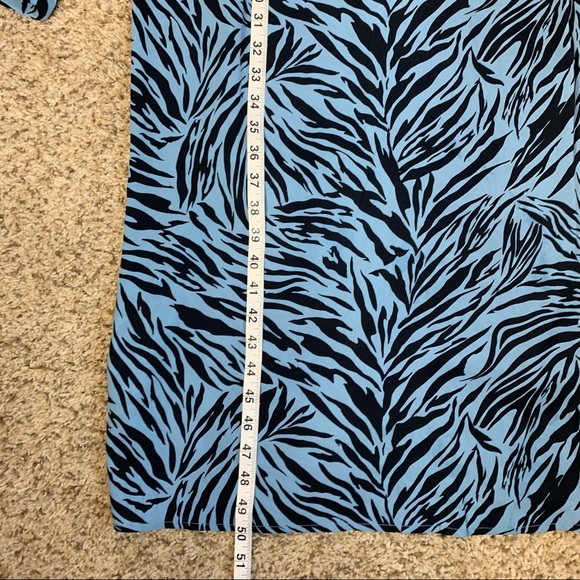 Standards & Practices blue Zebra Fever dress NWT - Picture 11 of 14